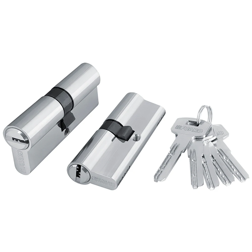 Фото Цилиндровый механизм (200 ZA/90) 2000ZAKey90(40+10+40) CP хром 5Key