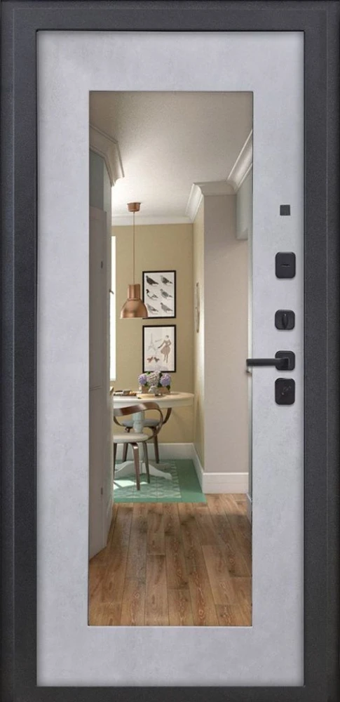 Входная дверь ДвериПРО Rosna ФЛЗ-603 Бетон снежный DPRO198278 внутренняя сторона