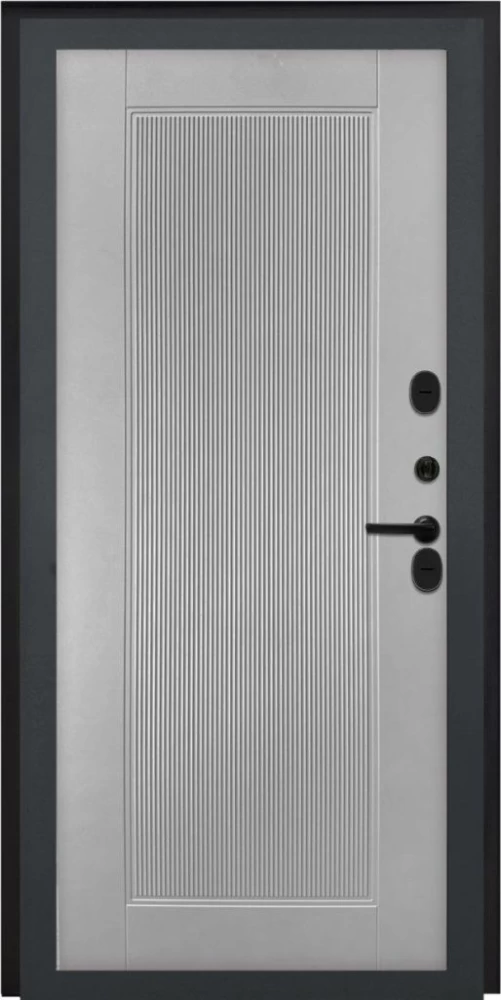 Входная дверь ДвериПРО Квадро ПВХ 10мм Астрод Velutto Grigio DPRO196754 внутренняя сторона