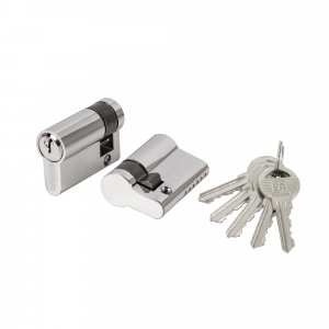 Цилиндровый механизм (100 ZA/50) 1000ZAKey50(5+10+35) CP хром 5Key